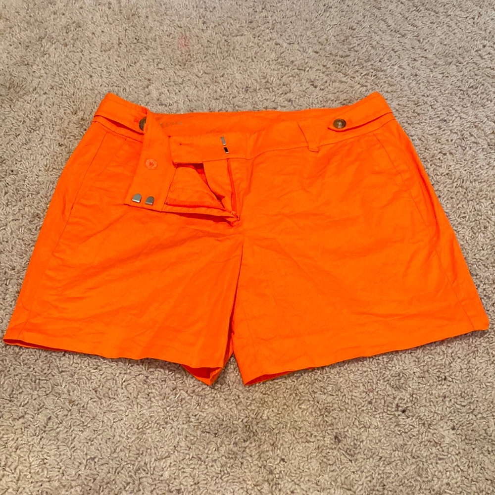 Ann Taylor orange shorts in size 8.                               6inch inseam